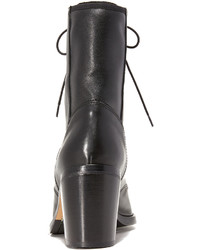 Bottines en cuir noires Belstaff