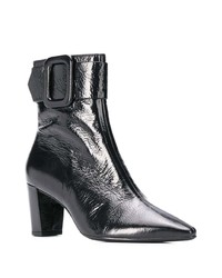 Bottines en cuir noires Högl