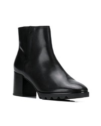 Bottines en cuir noires Högl