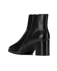 Bottines en cuir noires Högl