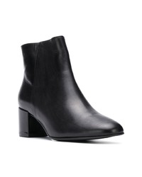 Bottines en cuir noires Högl