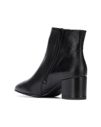 Bottines en cuir noires Högl