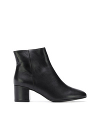 Bottines en cuir noires Högl