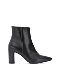 Bottines en cuir noires Högl