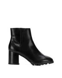 Bottines en cuir noires Högl