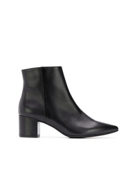 Bottines en cuir noires Högl