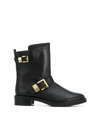 Bottines en cuir noires Högl