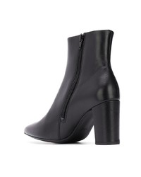 Bottines en cuir noires Högl