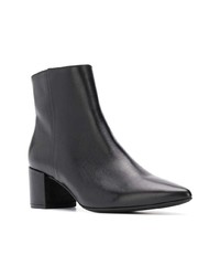 Bottines en cuir noires Högl