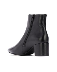 Bottines en cuir noires Högl