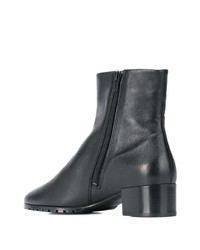 Bottines en cuir noires Högl