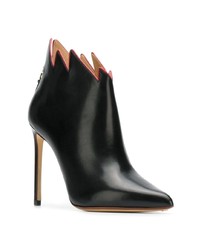 Bottines en cuir noires Francesco Russo