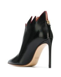 Bottines en cuir noires Francesco Russo