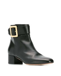 Bottines en cuir noires Bally