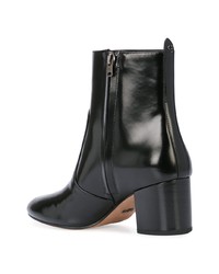 Bottines en cuir noires Coach