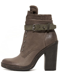 Bottines en cuir noires Dolce Vita