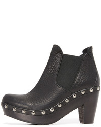 Bottines en cuir noires Pedro Garcia