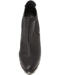 Bottines en cuir noires Pedro Garcia