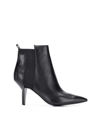 Bottines en cuir noires Kendall & Kylie