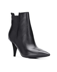 Bottines en cuir noires Kendall & Kylie