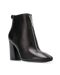 Bottines en cuir noires Kendall & Kylie