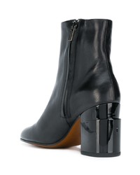 Bottines en cuir noires Clergerie