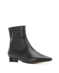 Bottines en cuir noires Clergerie