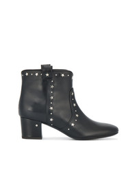 Bottines en cuir noires Laurence Dacade