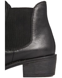 Bottines en cuir noires Park Lane