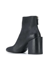 Bottines en cuir noires Marsèll