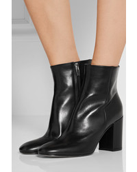 Bottines en cuir noires Gianvito Rossi