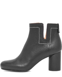 Bottines en cuir noires Maison Margiela