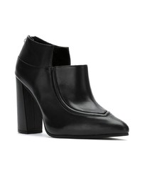 Bottines en cuir noires Studio Chofakian