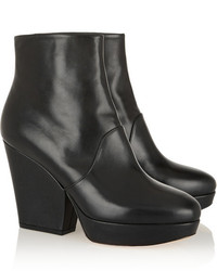 Bottines en cuir noires Maison Martin Margiela