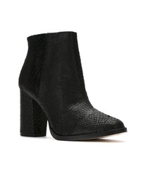 Bottines en cuir noires OSKLEN