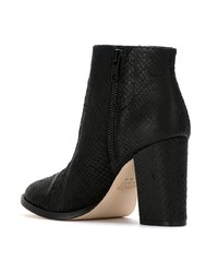 Bottines en cuir noires OSKLEN