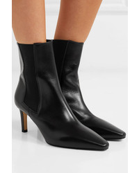 Bottines en cuir noires Aeyde