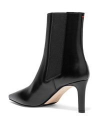 Bottines en cuir noires Aeyde