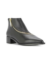 Bottines en cuir noires Senso