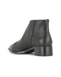 Bottines en cuir noires Senso