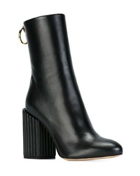 Bottines en cuir noires Petar Petrov