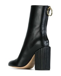 Bottines en cuir noires Petar Petrov