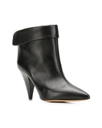 Bottines en cuir noires Isabel Marant