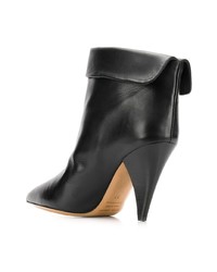 Bottines en cuir noires Isabel Marant