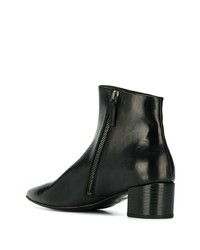 Bottines en cuir noires Marsèll