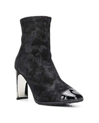 Bottines en cuir noires Giuseppe Zanotti Design