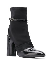 Bottines en cuir noires Premiata