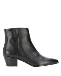 Bottines en cuir noires Marc Ellis