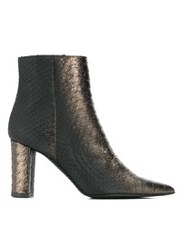 Bottines en cuir noires Marc Ellis