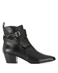 Bottines en cuir noires Marc Ellis